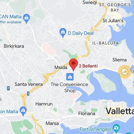 Anita's Modern Near Sliema, Valletta, St Julians